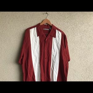 John Henry block panel bowling shirt! Great! NWOT